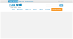 Desktop Screenshot of euro-wall.com